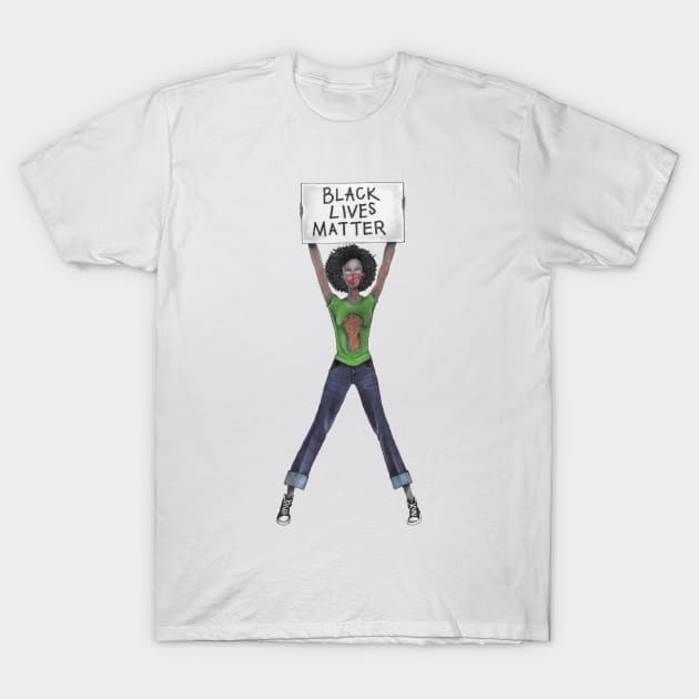 Black Lives Matter T-Shirt by Quarantine Girls